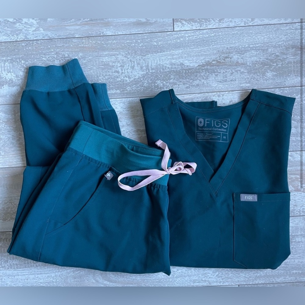 Figs Caribbean blue joggers